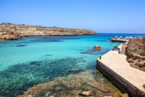 Cala Pisana a Lampedusa